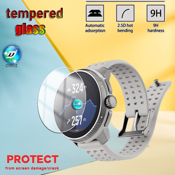 Suunto Vertical ฟิล์ม 9H กระจกนิรภัย ป้องกันหน้าจอ Suunto Vertical สมาร์ทวอทช์ ฟิล์มใส นาฬิกา Suunto