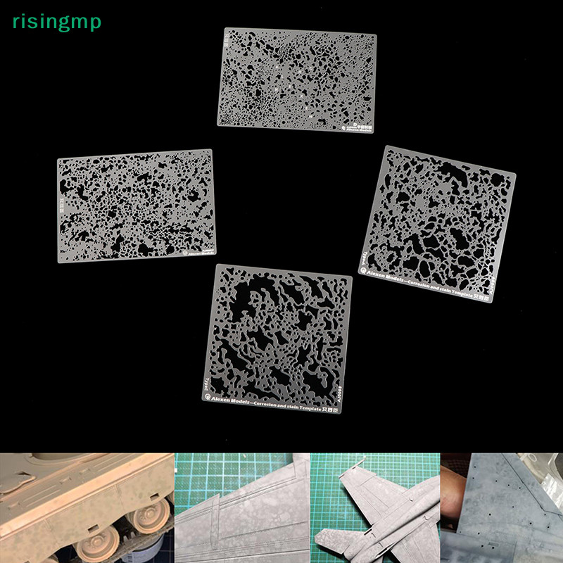[risingmp] แม่แบบลายฉลุ กันคราบ สําหรับโมเดลทหาร