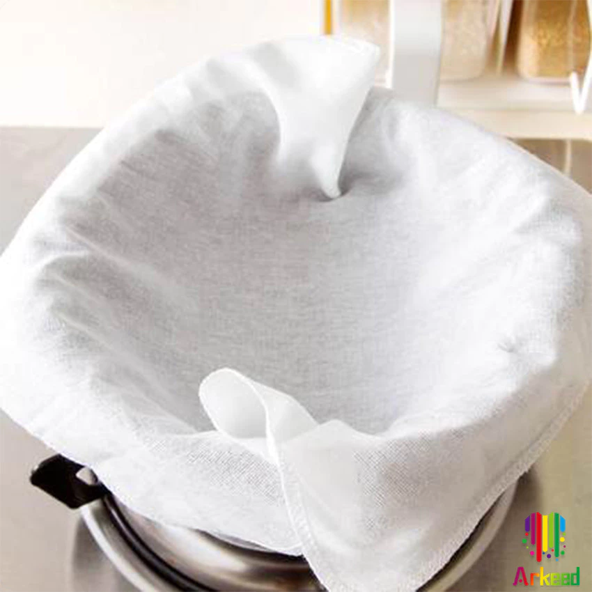 Arkeed ผ้าขาวบาง(เล็ก) สำหรับนึ่งอาหาร สามารถซักแล้วนำกลับมาใช้ใหม่ได้ Steamer mat