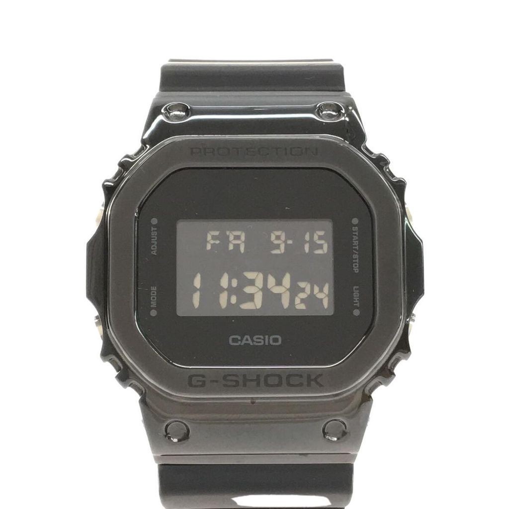 Casio G-Shock GM-5600 นาฬิกาข้อมือควอทซ์ดิจิตอล มือสอง สีดํา สําหรับผู้ชาย
