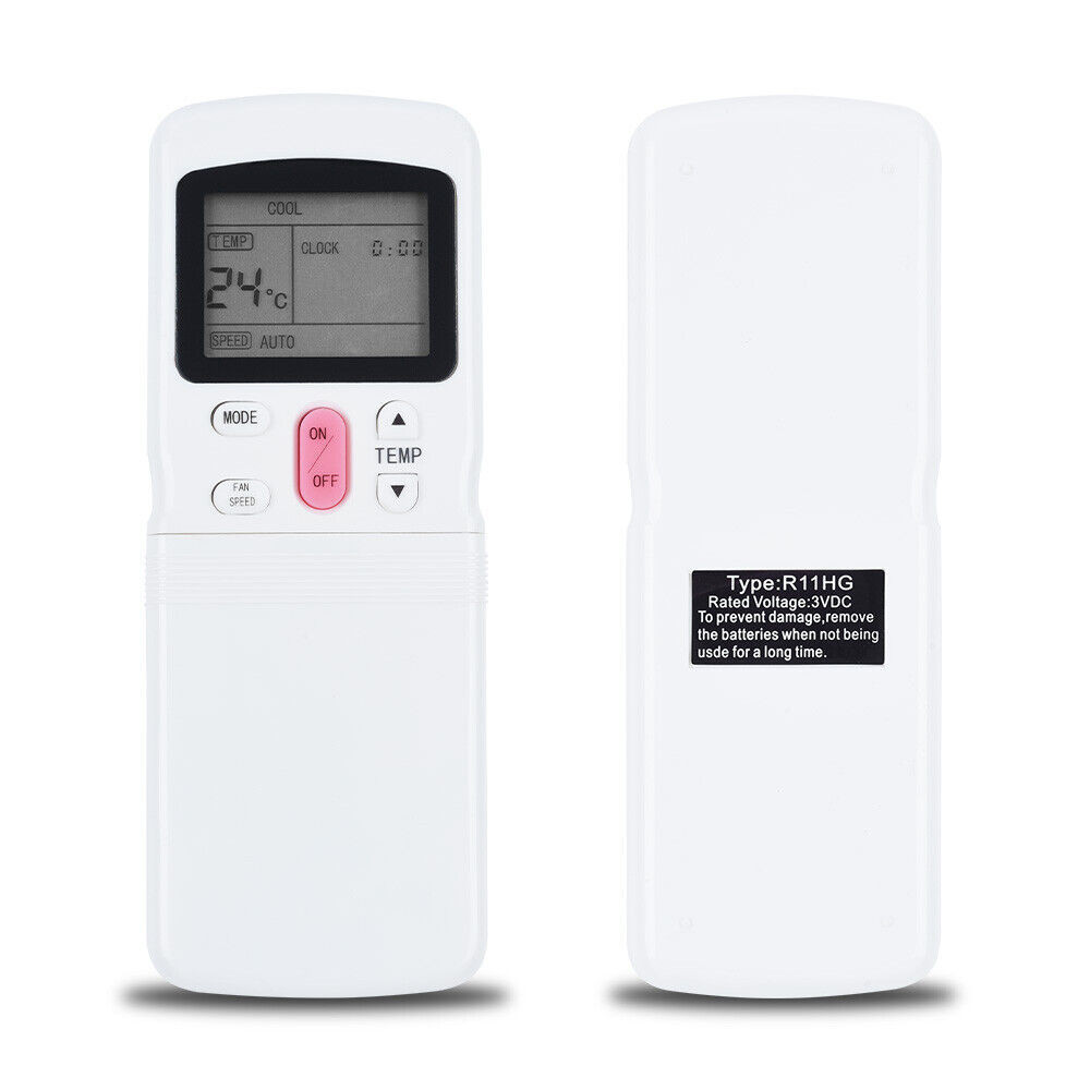 R11CG/E รีโมทคอนโทรล AC ทดแทนสําหรับเครื่องปรับอากาศ Midea R11HG/E