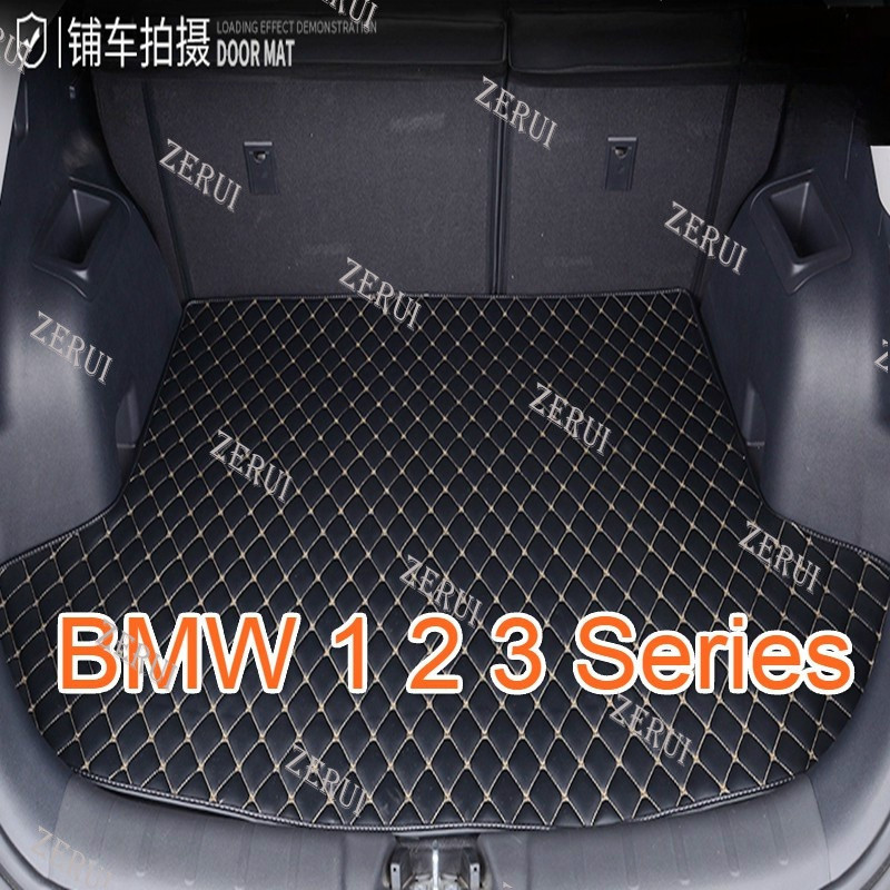 Zr แผ่นเสื่อหนัง PU กันลื่น สําหรับ BMW 1 2 3 Series F20 E87 F30 F22 F23 F45 F46 E46 E93 E90 F30 G20 F34