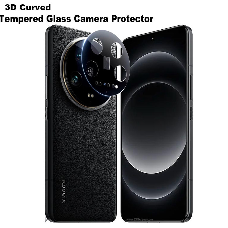 เคสกระจกนิรภัย ป้องกันกล้อง 3D ทรงโค้ง 6.73 นิ้ว สําหรับ Xiaomi 14 Ultra Mi 14Ultra Xiaomi14ultra 5G