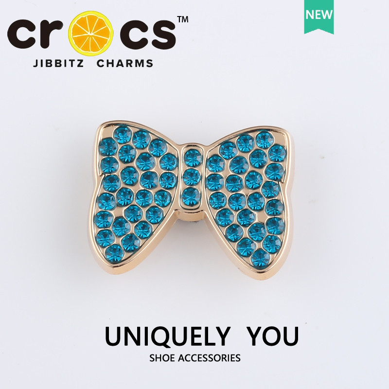 JIBBITZ cross charms ตัวติดรองเท้า โบว์น่ารัก ตัวติดรองเท้า cross