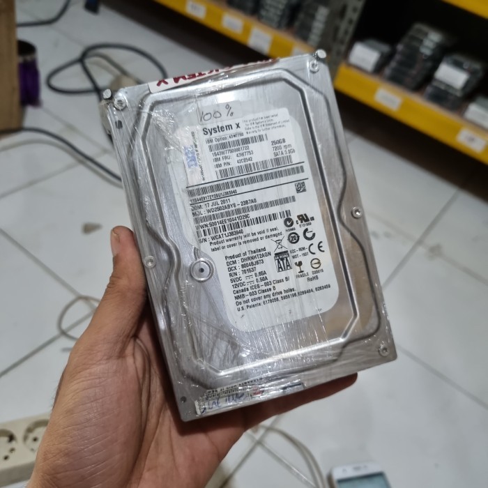 HDD SAS 250GB 3Gbps 3.5 นิ้ว IBM 43W7753