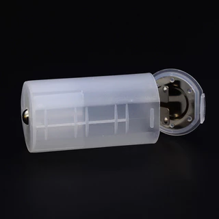 ชิ้น2 * AA To D/1AA to C ขนาดที่ยึดแบตเตอรี่2AA Dแบตเตอรี่อะแดปเตอร์แปลง2 AA Switcher Converterกล่อง D C Battery