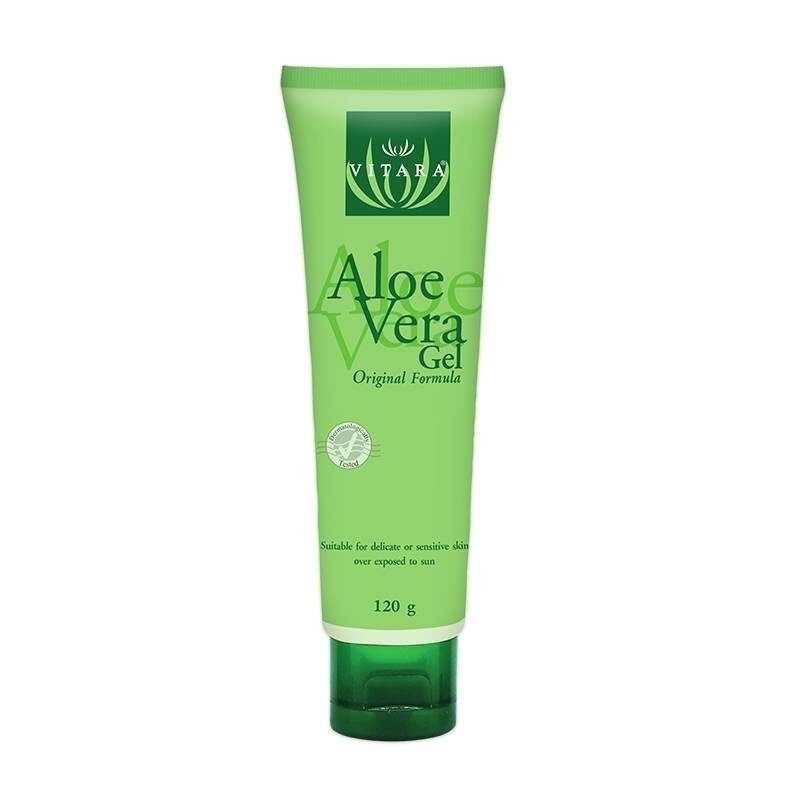 [EXP20/03/2027] Vitara Aloe Vera Gel ไวทาร่า อโลเวร่า เจล ขนาด 120 g. จำนวน 1 หลอด