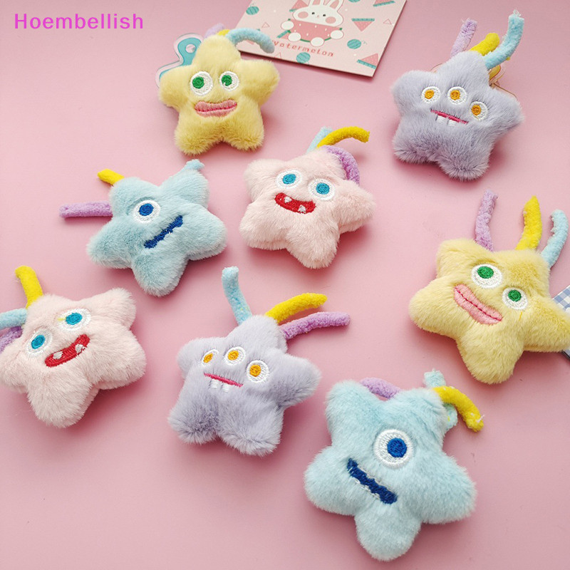 Hoe> ตุ๊กตามอนสเตอร์ ดาว น่ารัก สร้างสรรค์ นุ่มนิ่ม ตุ๊กตาการ์ตูน ดาว สําหรับ DIY เข็มกลัด จี้ อุปกรณ์ตกแต่ง