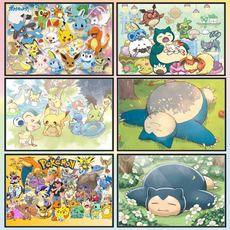 📣พร้อมส่ง📣【Pokémon】jigsaw puzzle-จิ๊กซอว์-300-1000-ชิ้น- ชิ้นของเด็ก จิ๊กซอว์ไม้ 1000 ชิ้น จิ๊กซอว์ 1000 ชิ้นสำหรับผู้ใหญ่ จิ๊กซอ จิ๊กซอว์ 500 ชิ้น🧩45-1-2 จิ๊กซอว์ 1000 ชิ้น สำหรับ ผู้ใหญ่ ตัวต่อจิ๊กซอว์ จิ๊กซอว์ การ์ตูน
