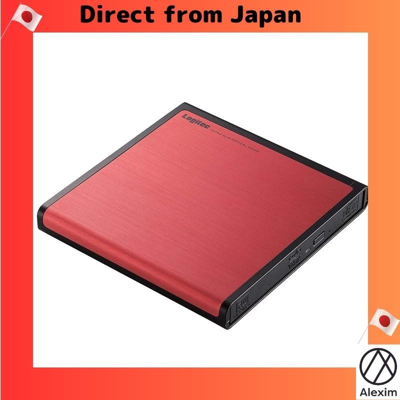 [ส่งตรงจากญี่ปุ่น] ไดรฟ์ Dvd Logitec (Elecom) Usb2.0 สีแดง Ldr-Pmj8U2Lrd
