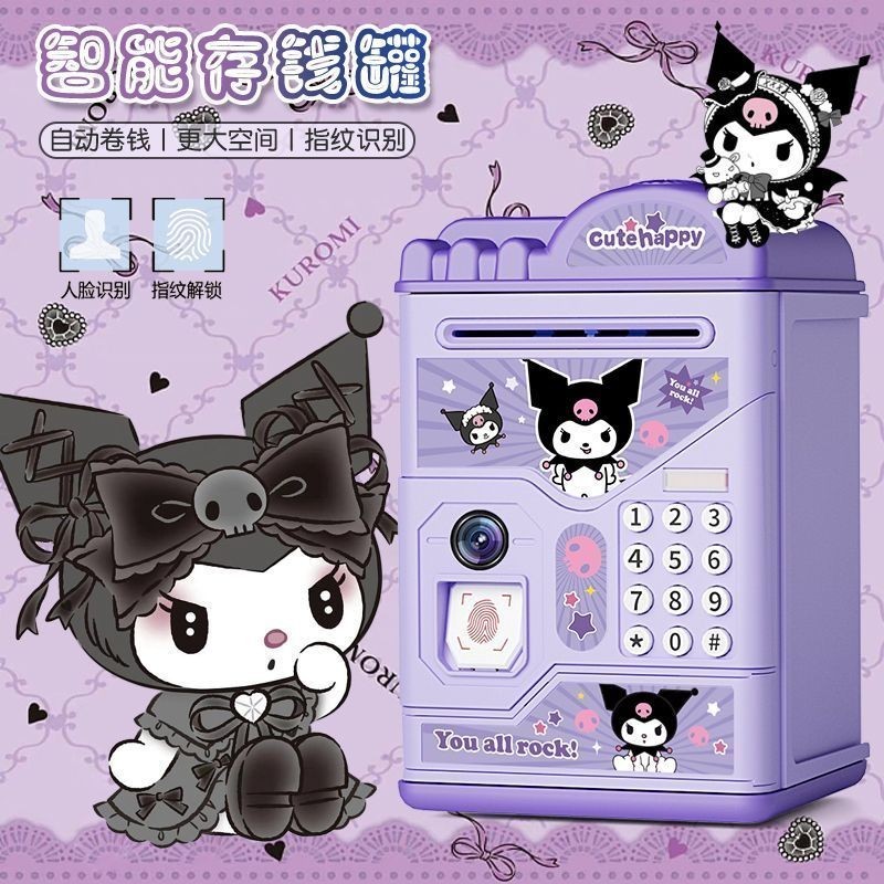 Kuromi Piggy Bank น ่ ารัก Sanrio Melody กล ่ องเงิน Cinnamoroll Coin Bank สําหรับเด ็ กผู ้ หญิง K2