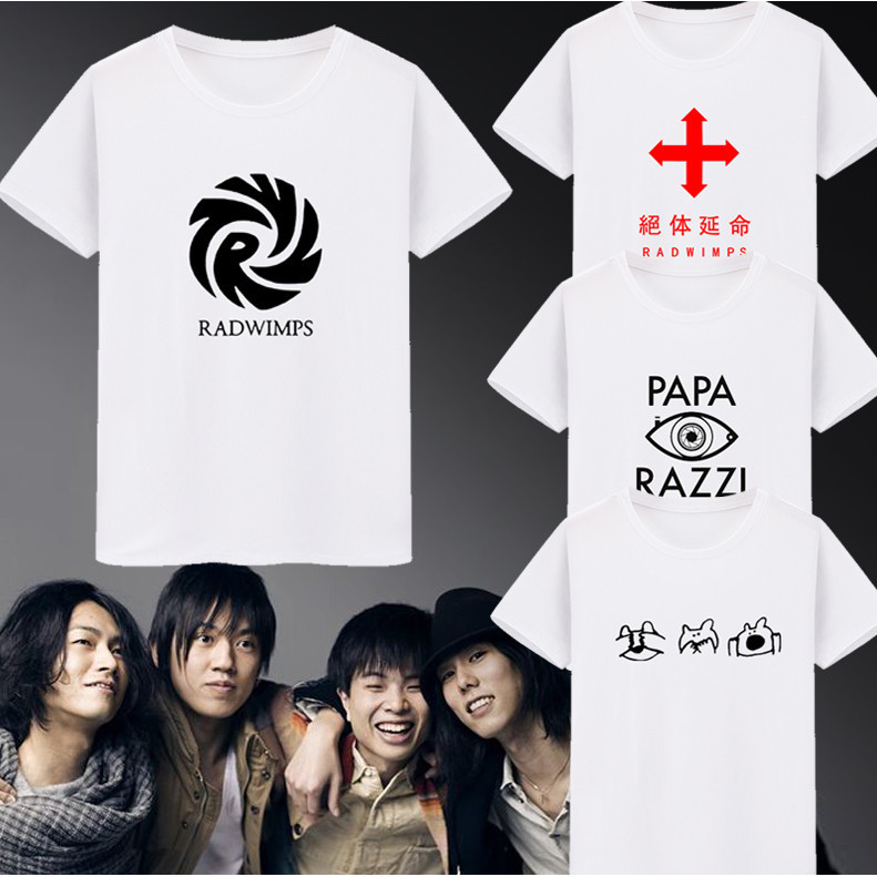 RADWIMPS Yojiro Noda เสื้อยืดแขนสั้นแนวร็อค S-5XL