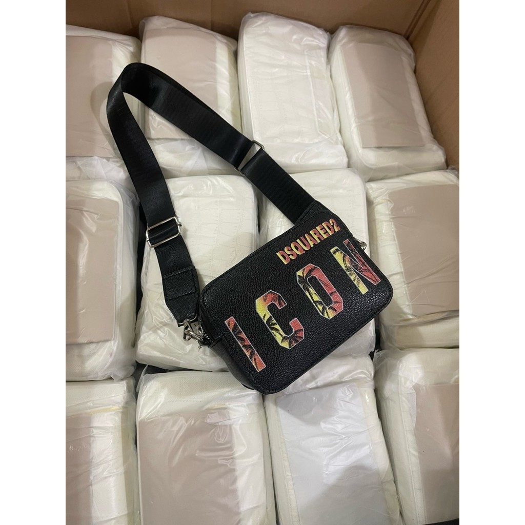 กระเป๋าสะพายข้าง Fullbox-dsq2 พร้อมกล่องการ์ด สายใหญ่ สําหรับผู้ชายและผู้หญิง
