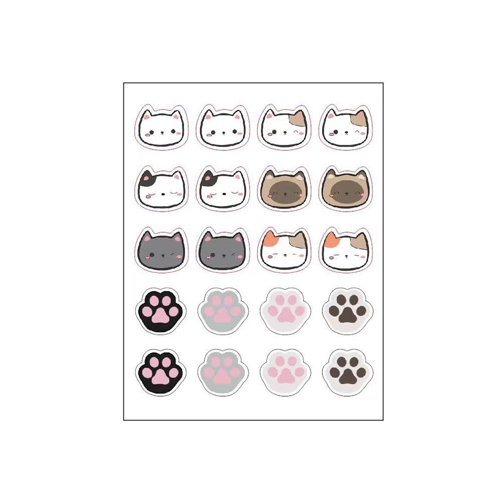 แผ่นแปะสิว ลายการ์ตูนแมว หน้ายิ้ม PE 24 ชิ้น ต่อแผ่น ราคา ถูกที่สุด ดีลบีเคเค แกลเลอรีภาพที่ 8