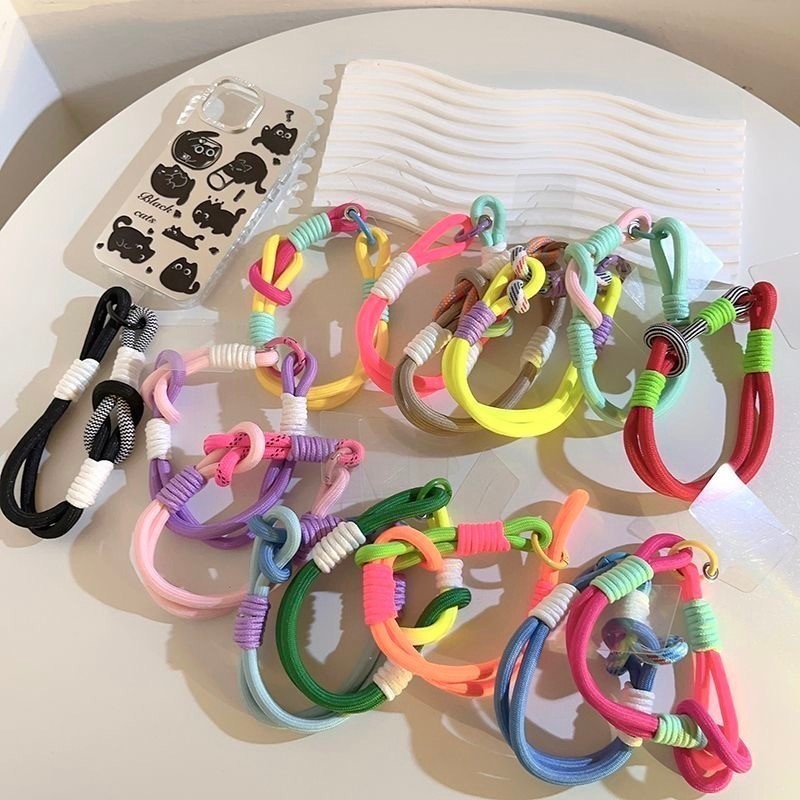 พร้อมส่ง สายคล้องมือ สายจับโทรศัพท์ สายห้อยมือถือมาใหม่ 10สี พร้อมส่งจากไทย