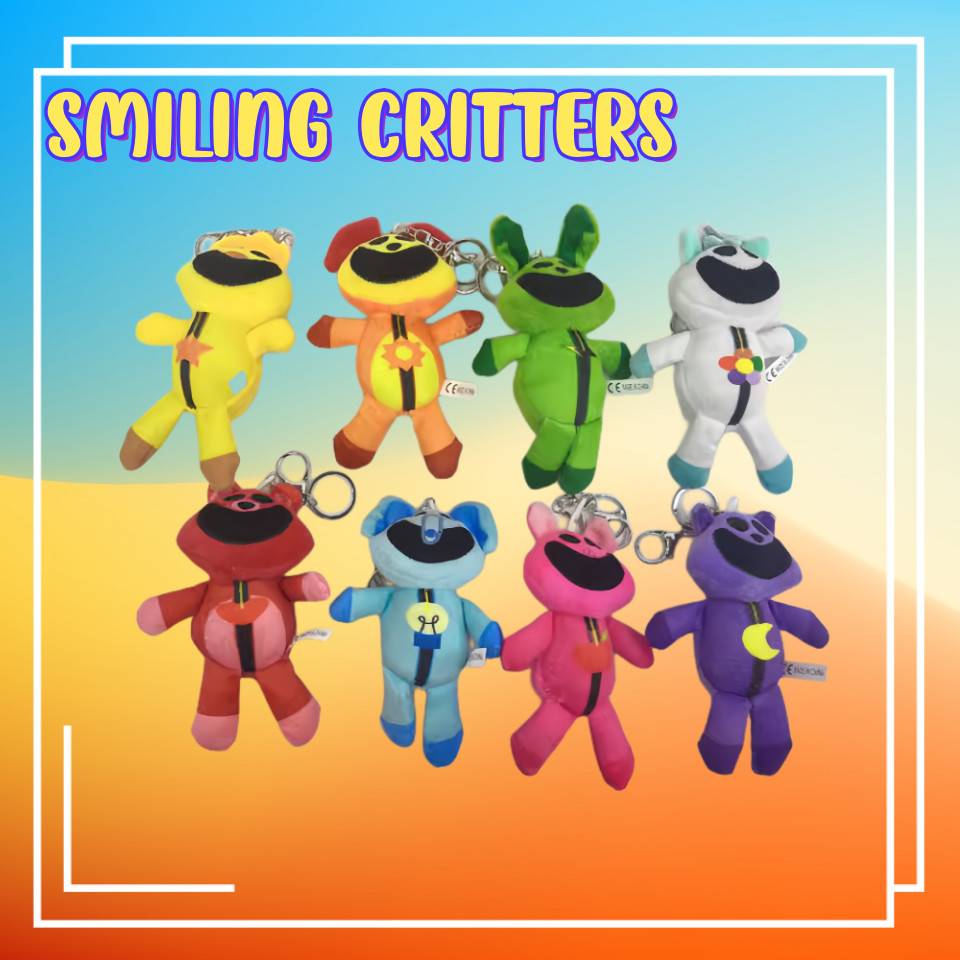 พวงกุญแจ จี้ตุ๊กตายัดนุ่น รูปการ์ตูน Poppy's Playtime Smiling Critters CatNap DogDay สําหรับห้อยกุญแจ