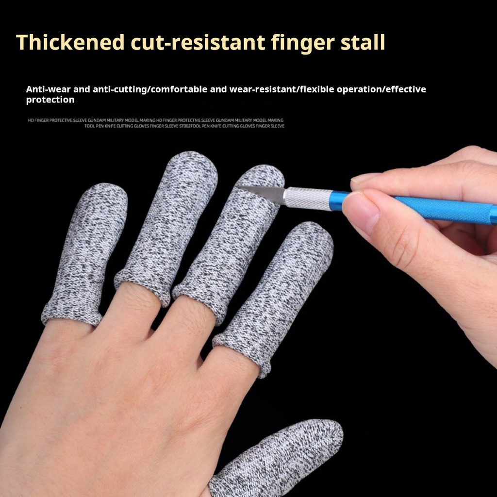 5pcs Anti Cut Finger Cots สําหรับ Gundam Gunpla DIY GK ทําเครื่องมือ Anti Cut ป้องกันถุงมือสําหรับรุ