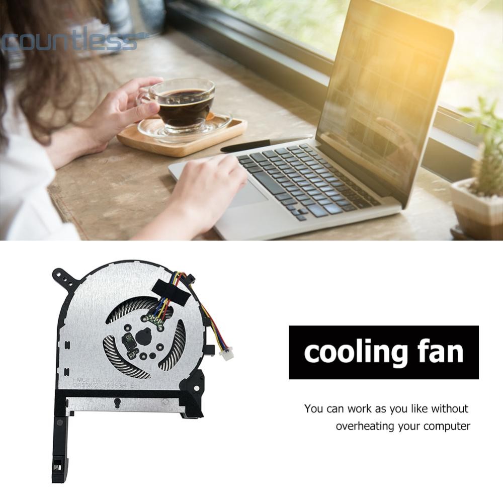 Gpu CPU พัดลมหม้อน้ําคอมพิวเตอร์ Cooler พัดลมสําหรับ Asus TUF Gaming FX505/A15 FA506IU สําหรับ Asus TUF Gaming FX506 FX506LU FX506LH [counterless.th]