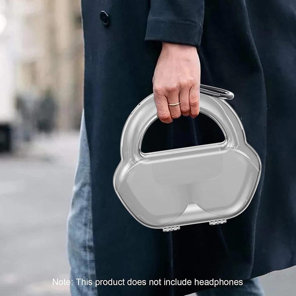 Fonken หูฟังป้องกัน Hard Case กระเป๋าเก็บชุดหูฟังพร้อมคาราบิเนอร์สําหรับ Air-Pods Max ราคา ถูกที่สุด ดีลบีเคเค แกลเลอรีภาพที่ 8