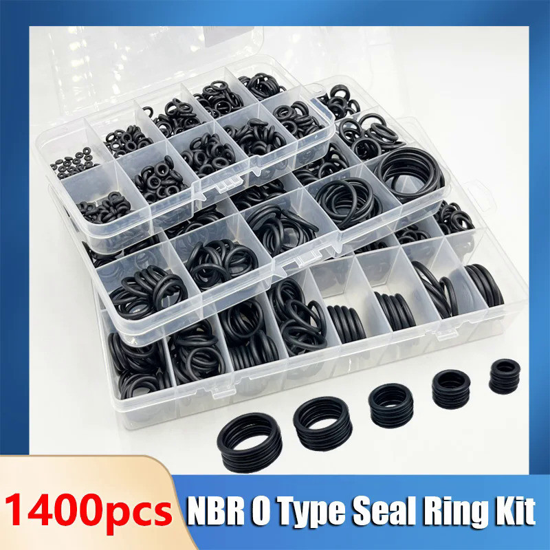 NBR Rubber O Ring Set Sealing Washer Black Nitrile Rubber O-Ring  Seal Ring High Pressure Plumbing G