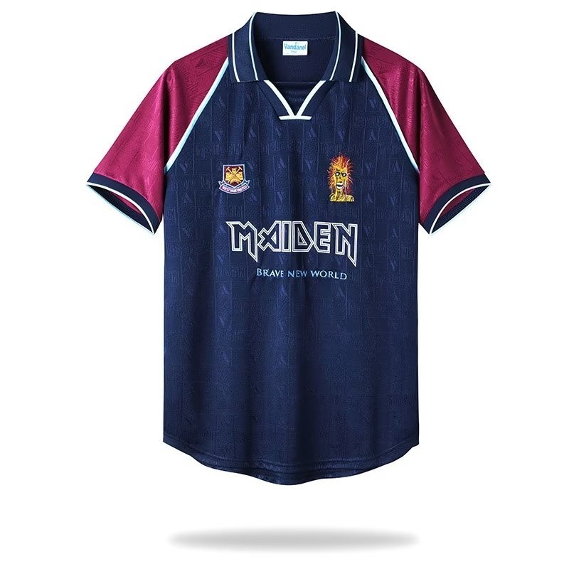 S-xxl West Ham Iron Lady 1999-2001 เสื้อฟุตบอลทีมชาติแขนสั้น