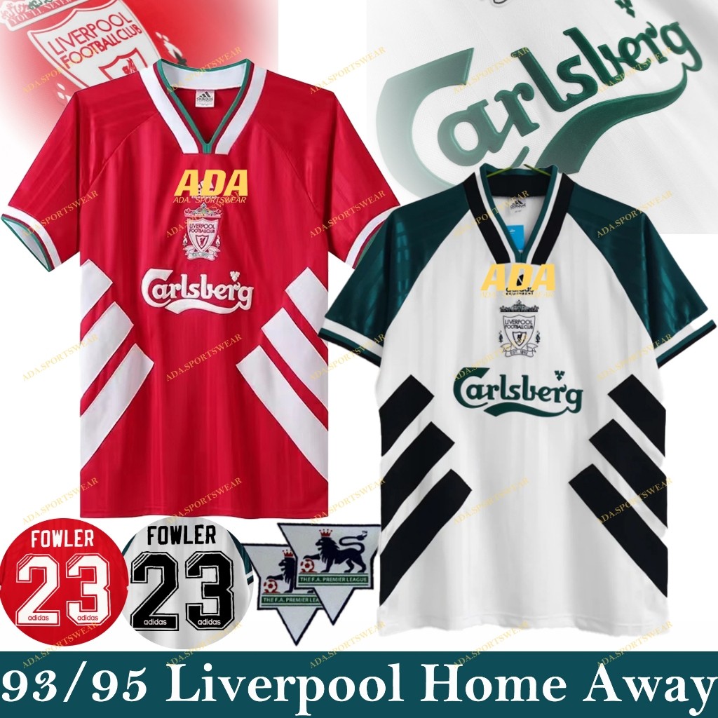 [พัดลม/ย้อนยุค] 1993/1995 LFC LIV Liverpool Home Away เสื้อฟุตบอลกีฬาผู้ชายแฟนเวอร์ชั่น