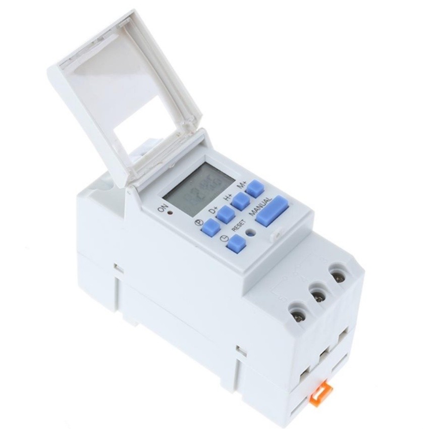 Timer Switch THC15A เครื่องตั้งเวลาดิจิตอล 16 โปรแกรมมีให้เลือกตามการใช้งาน AC 220V