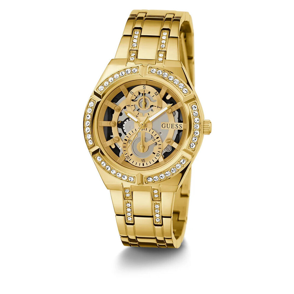 GUESS Ladies Gold Tone Multi-function Watch 36 mm GW0604L2