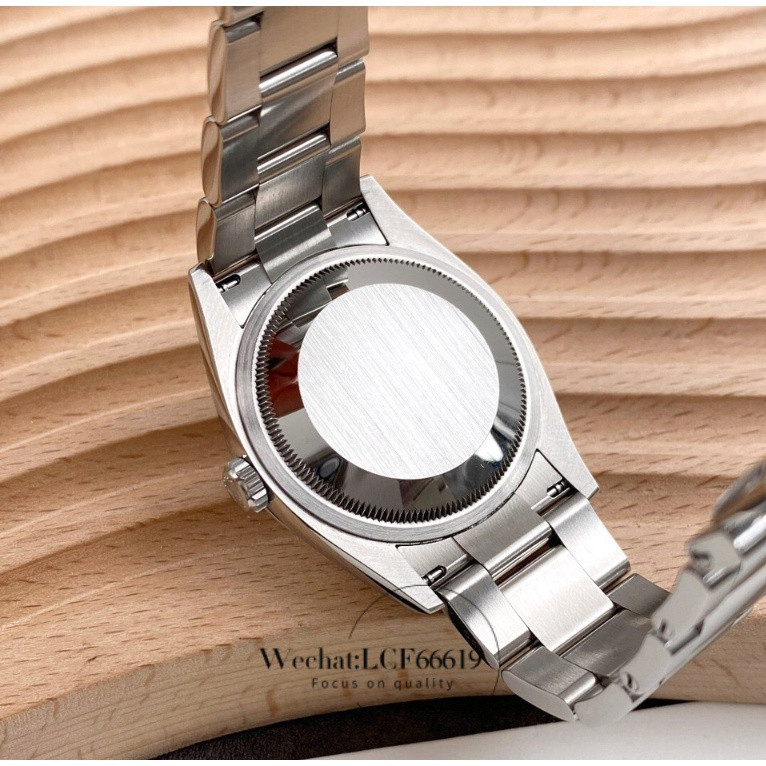 นาฬิกาแฟชั่นสำหรับผู้ชาย หน้าปัดสีน้ำเงิน แสดงวันที่ นาฬิกา Datejust นาฬิกาแฟชั่นทันสมัย นาฬิกา ROLEX สไตล์หลากหลาย สายสแตนเลส นาฬิกาอัตโนมัติ