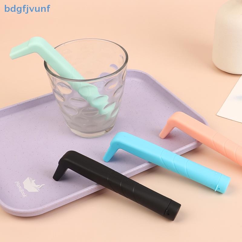 Bdgf 1PC Hiccup Stop Straw เด็กผู้ใหญ่หลอด Hiccup Stopping Straws ธรรมชาติ Remedies หยุด Hiccups ทัน