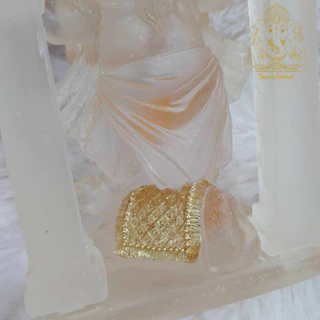 พระพิฆเนศ ปางประทานพรทรงอำนาจ งานเรซินใส ทรงประทานความสำเร็จ ในหน้าที่ การงาน การเงิน