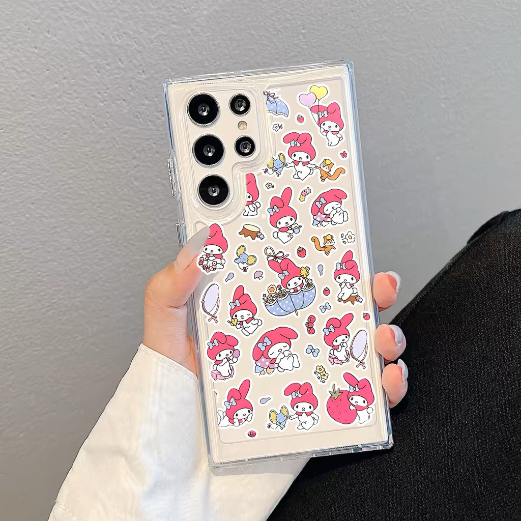 เคสโทรศัพท์ Samsung A26 A36 A56 A55 A15 A25 A35 A05 A05S A14 A24 A34 S24 S22 S23 FE S25 ULTRA A06 A16 เคสใส ลายการ์ตูน