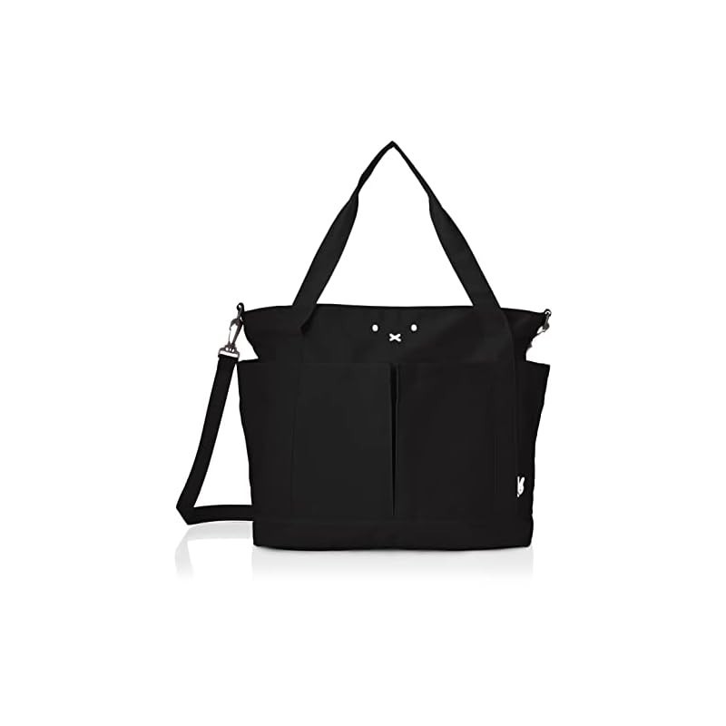 [Hapitas] กระเป๋าสะพายไหล่ ทรงโท้ท 2Way Miffy 6048 B98 สีดํา สําหรับผู้หญิง
