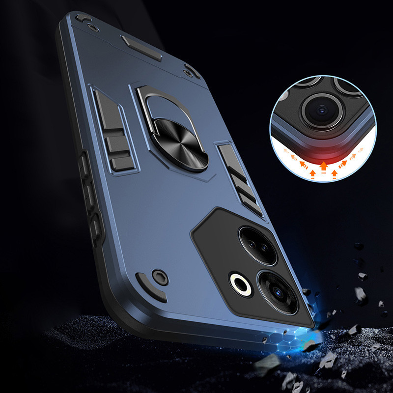 เคสโทรศัพท์มือถือ พร้อมแหวนขาตั้ง สําหรับ Tecno Camon 20 Pro 19 Neo 18 18P 18T CK6 CK7n CK8n CI6n CI