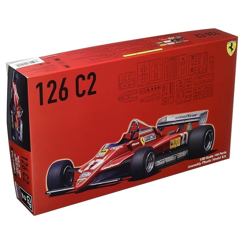 โมเดลพลาสติก 1/20 Grand Prix Series No.2 Ferrari 126C2 1982

