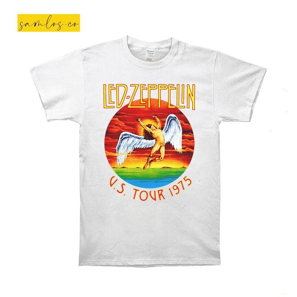 💥 Zeppelin V.s Tour Led เสื้อเชิ้ต 1975