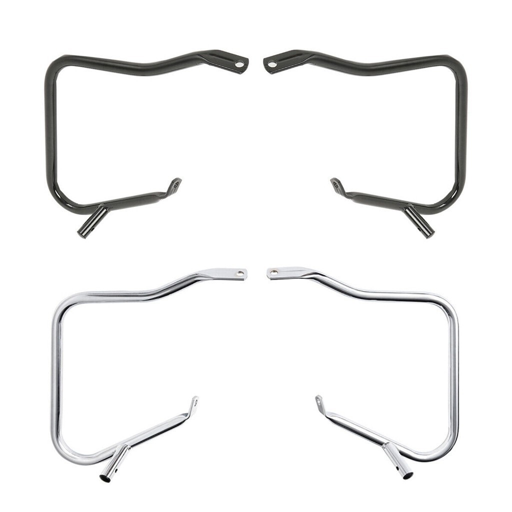 EG Motorcycle Saddle Bags Guard Bracket For Harley Touring Road Glide Road King Street Glide Electra Glide Ultra Limited