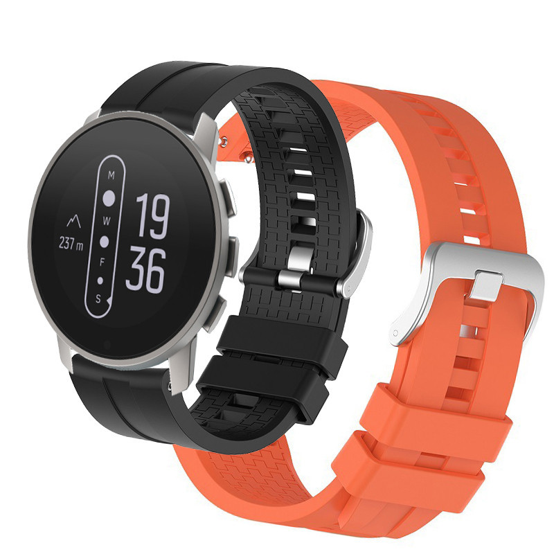 สายนาฬิกาข้อมือซิลิโคน แบบเปลี่ยน สําหรับ Suunto 9 5 Peak Pro Smart Watch
