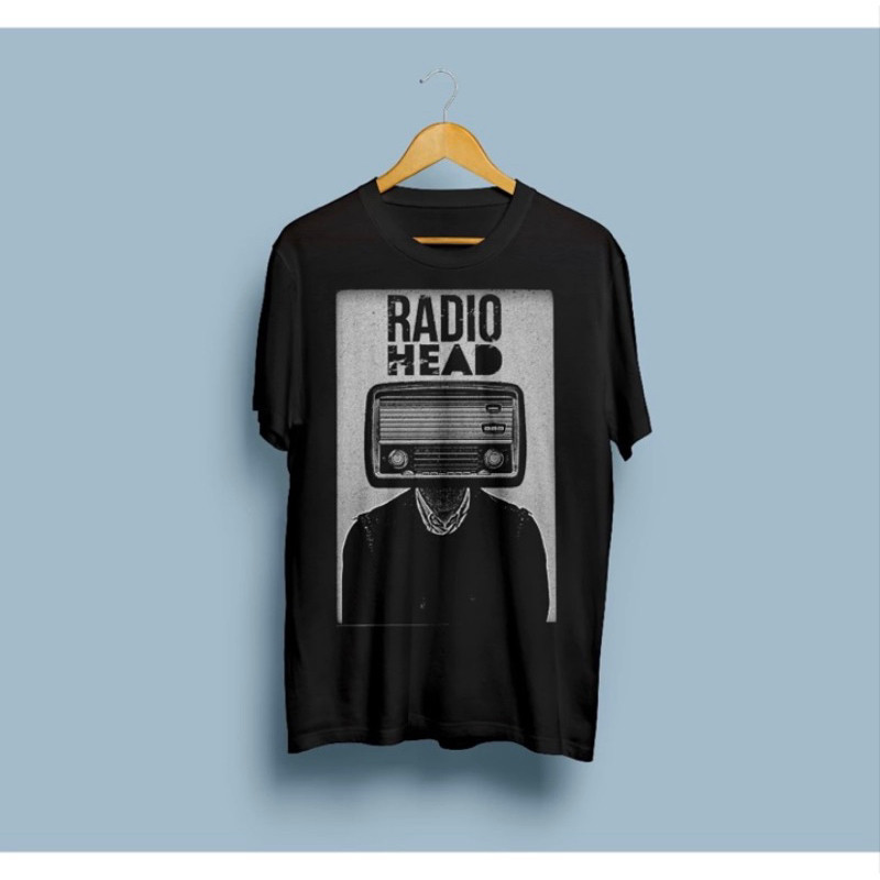 Hitam [366SP] เสื้อยืด Radio HEAD MEN& 39;S DISTRO สีดํา