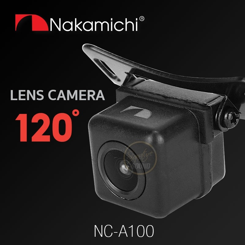 เห็นชัดแม้กลางคืน NAKAMICHI เครื่องเสียงรถยนต์ กล้องมองหลัง กล้องถอยหลัง NC-A100 /NC-A200 /NC-A300 แท้ 100% กันน้ำ