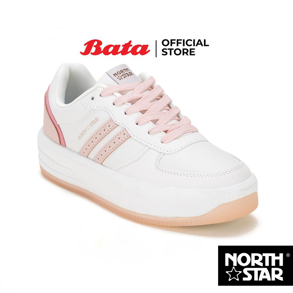 Bata บาจา by North Star รองเท้าผ้าใบสนีคเกอร์ แบบสวม ดีไซน์เท่ห์ สวมใส่ง่าย สำหรับผู้หญิง สีน้ำตาลอ่อน รหัส 5208100