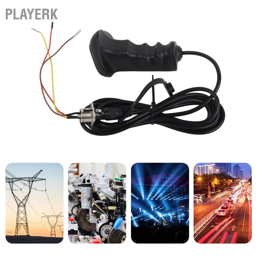 Playerk Winch Corded Manual HandรีโมทคอนโทรลWeatherproof Controllerสำหรับลิฟท์รถบรรทุก 12V‑24V 250A