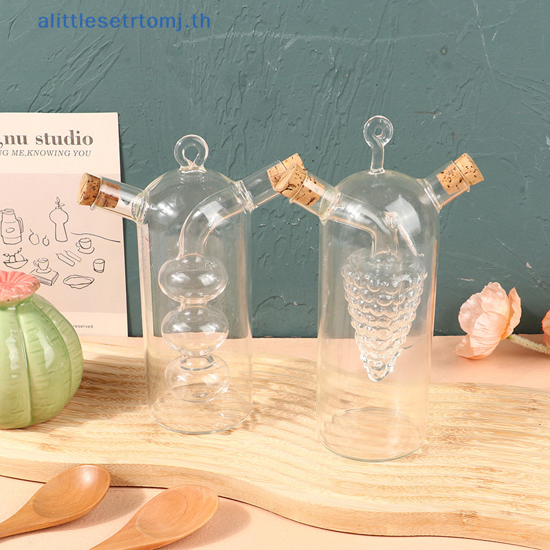 Alittlese 2-in-1 ขวดแก้วใส่ซอส น้ํามัน และเครื่องปรุง แบบสองชั้น 1 ชิ้น ราคา ถูกที่สุด ดีลบีเคเค