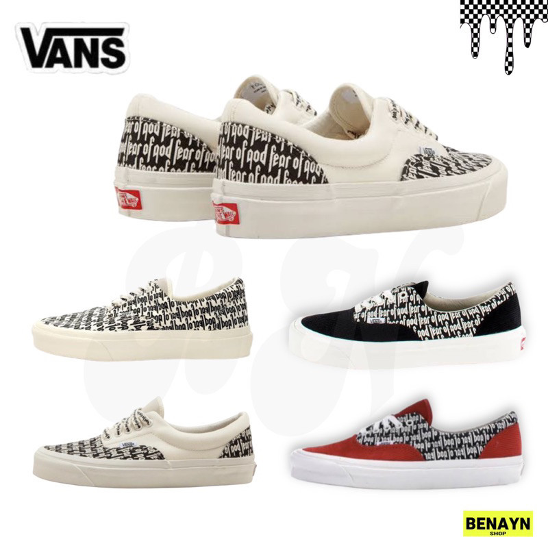 Vans Era 95 x Fear of God รองเท้าผ้าใบไม่หุ้มข้อ  รองเท้ากีฬา