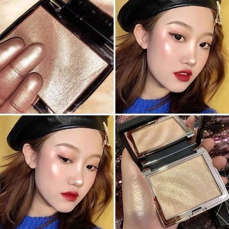 S-03✨Hojo Highlight ไฮไลท์หน้าเงา ฉ่ำวาว เม็ดสีชัด เม็ดสีแน่น ติดทนยาวนาน พาเลทอายเเชโดว์ Hojo Brilliance Highlight