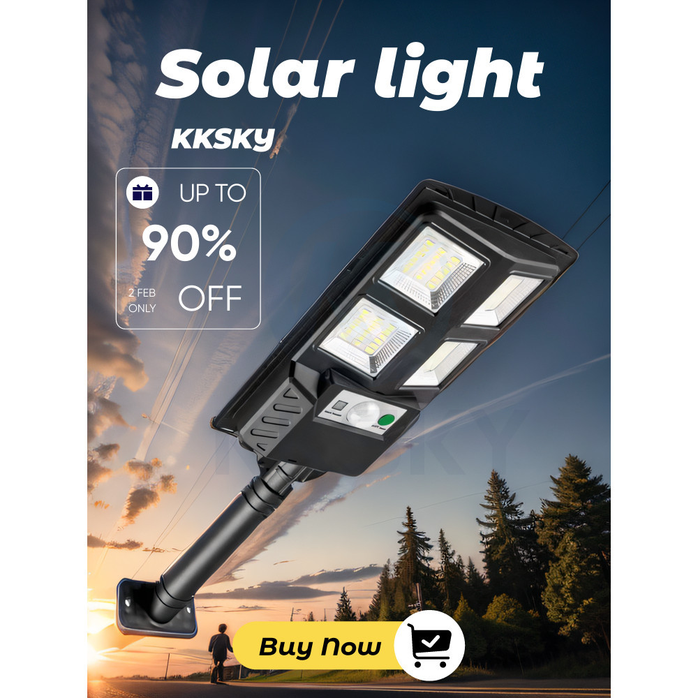 โคมไฟถนนโซล่าเซลล์ 600W โซล่าเซลล์ IP67 สว่างค้าง ไฟโซล่าเซลล์ ไฟถนนรีโมทคอนโทรล solar light ไฟเซนเซอร์อัตโนมัติ