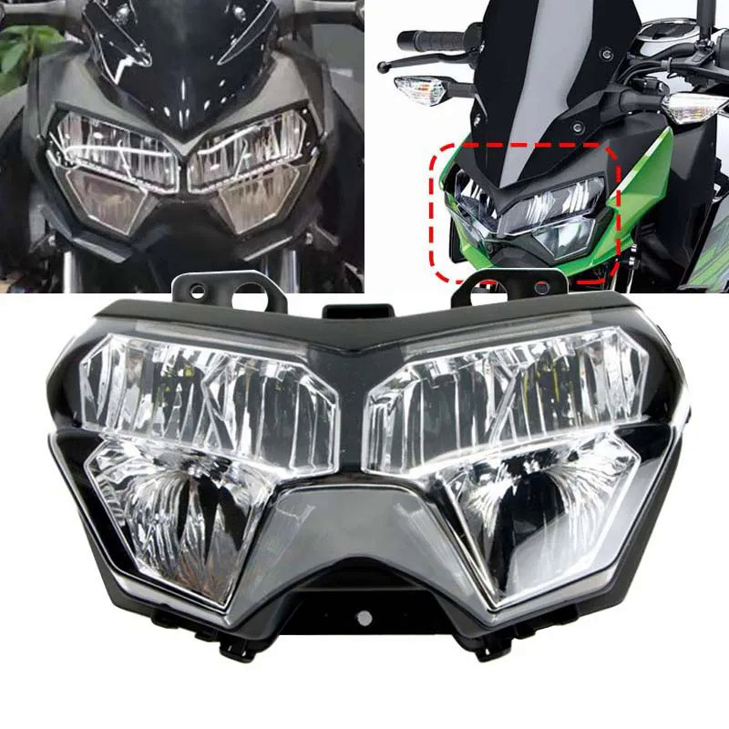 รถจักรยานยนต์ด้านหน้า LED ไฟหน้าสําหรับ KAWASAKI Z400 Z 400 2018 - 2021 2022 Z650 Z900 2020-2022 ไฟห