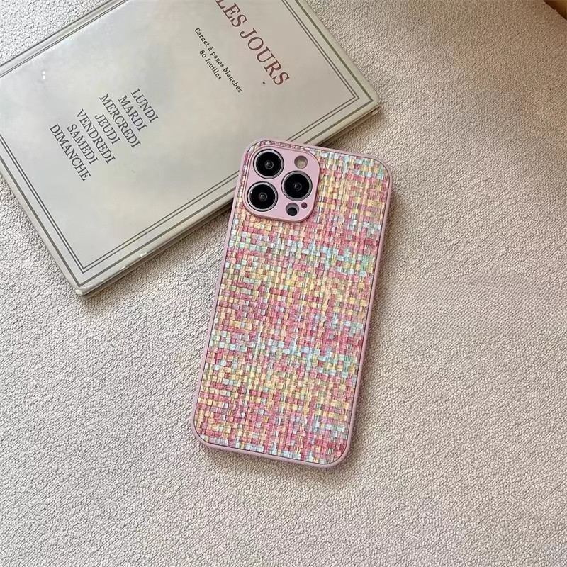 เคสโทรศัพท์มือถือ ผ้ากํามะหยี่ขนนิ่ม กันกระแทก กันชนเลนส์ ลายสก๊อต สไตล์เกาหลี สําหรับ Redmi Note 13 12 Pro 5G Note 11S 5G Redmi K60 K50 K40 Pro K60E K50 Ultra