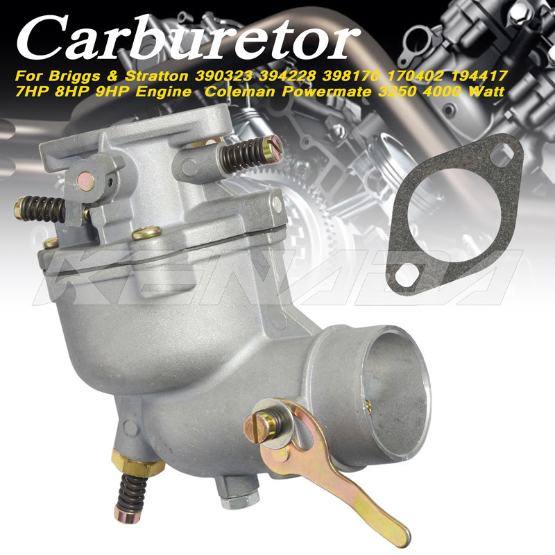 คาร์บูเรเตอร์ For Briggs & Stratton 390323 394228 398170 170402 194417 7HP 8HP 9HP Engine  Coleman P
