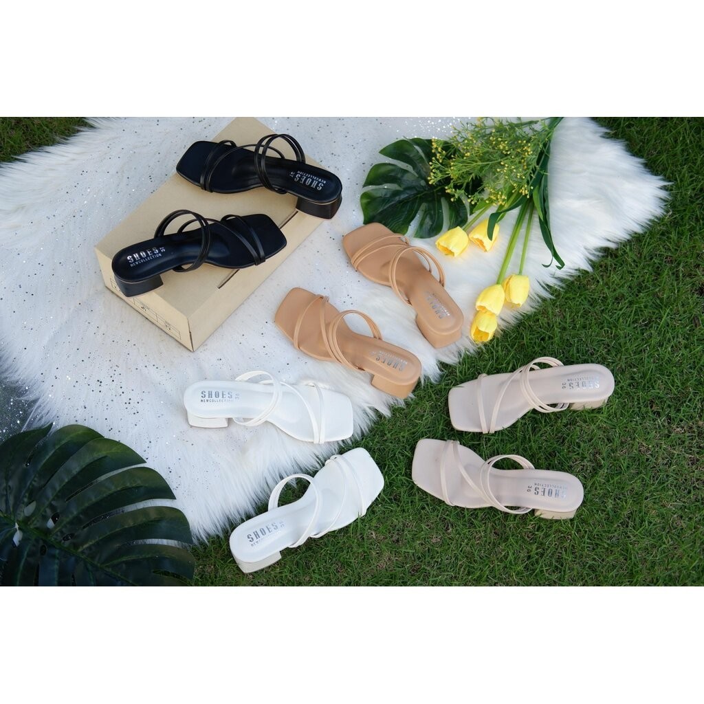 SH014-สู้นสูง1.5นิ้ว-4สายไขว้4สี